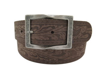 Ledergurt Branding Flower 40mm (11075/72-40)